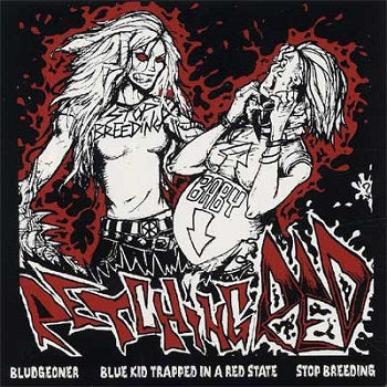 Twats, The / Retching Red - Split (Vinyl 7")