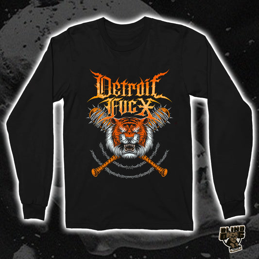 Detroit FvcX - Tigers (Long Sleeve T-Shirt)