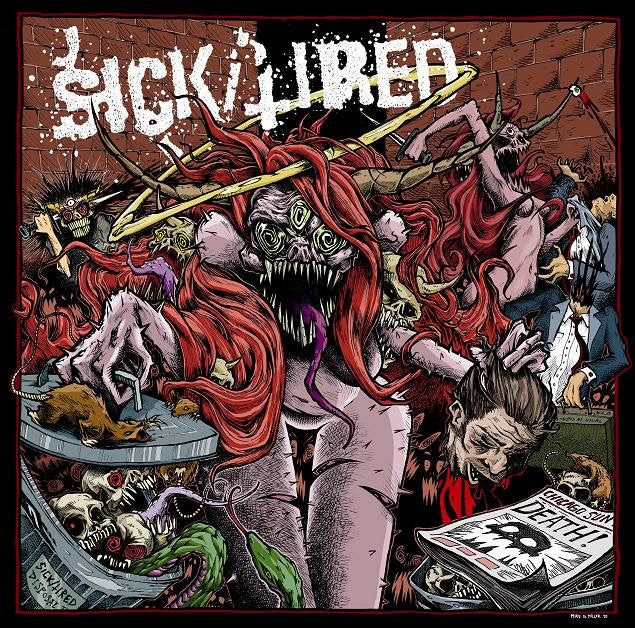 Sick/Tired / Oxbaker - Split (Vinyl 7")