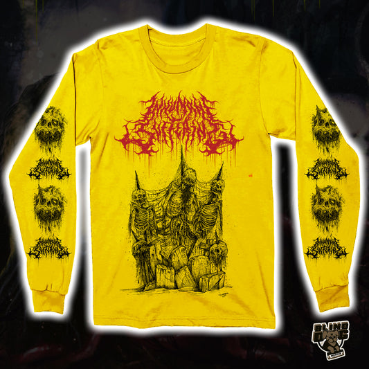 Inhumane Suffering - Crypts 'Yellow' (Long Sleeve T-Shirt)
